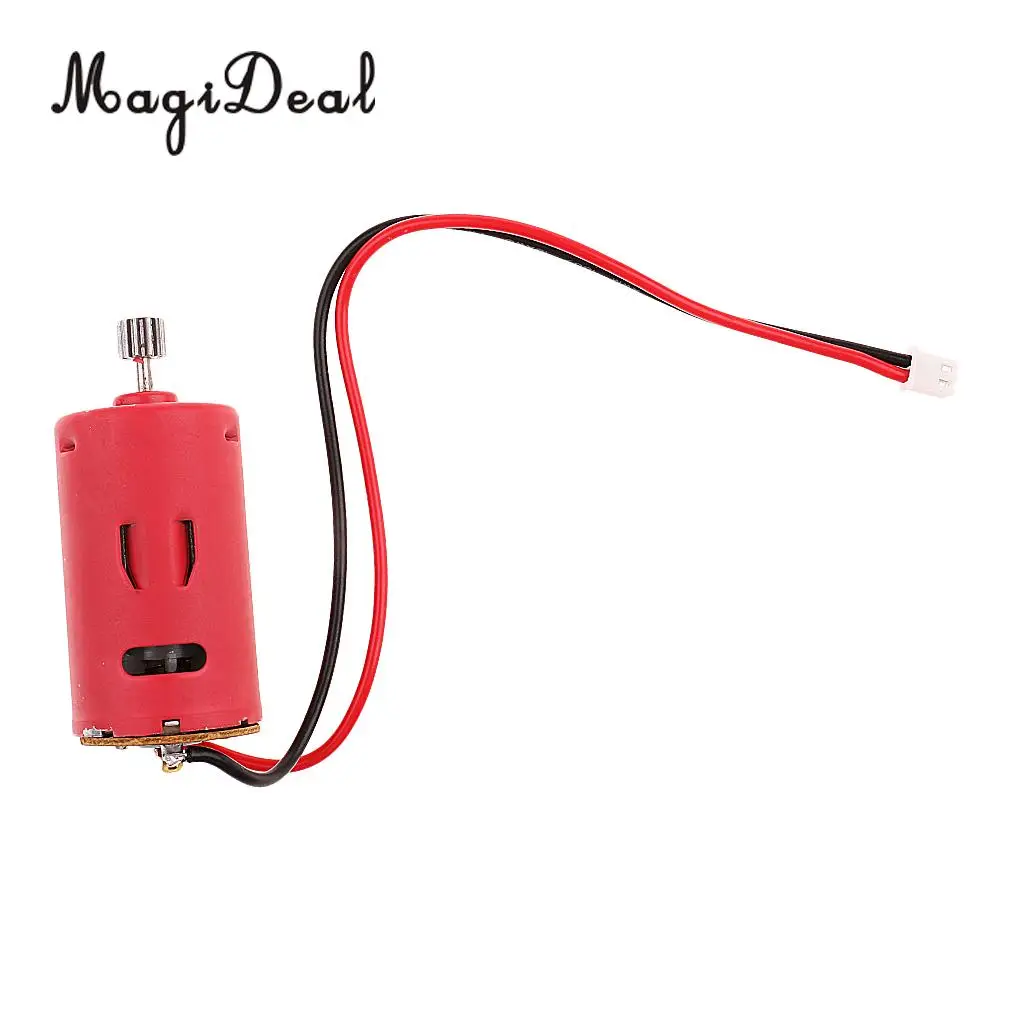 MagiDeal Good Quality Heng Long 3938-1 RC Tank Motor Leopard 2 A6 1/16 Spare Part Gearbox Red