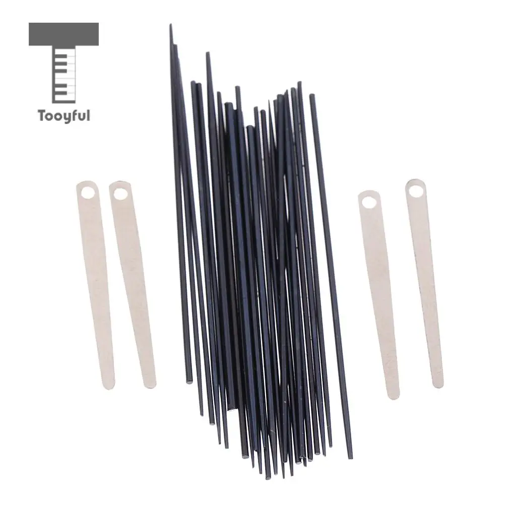 Tooyful 1 Set 24pcs Sax Spring Needles+4pcs Sax Spring Leaf Screws DIY Saxophone Accessory for Saxophonist	