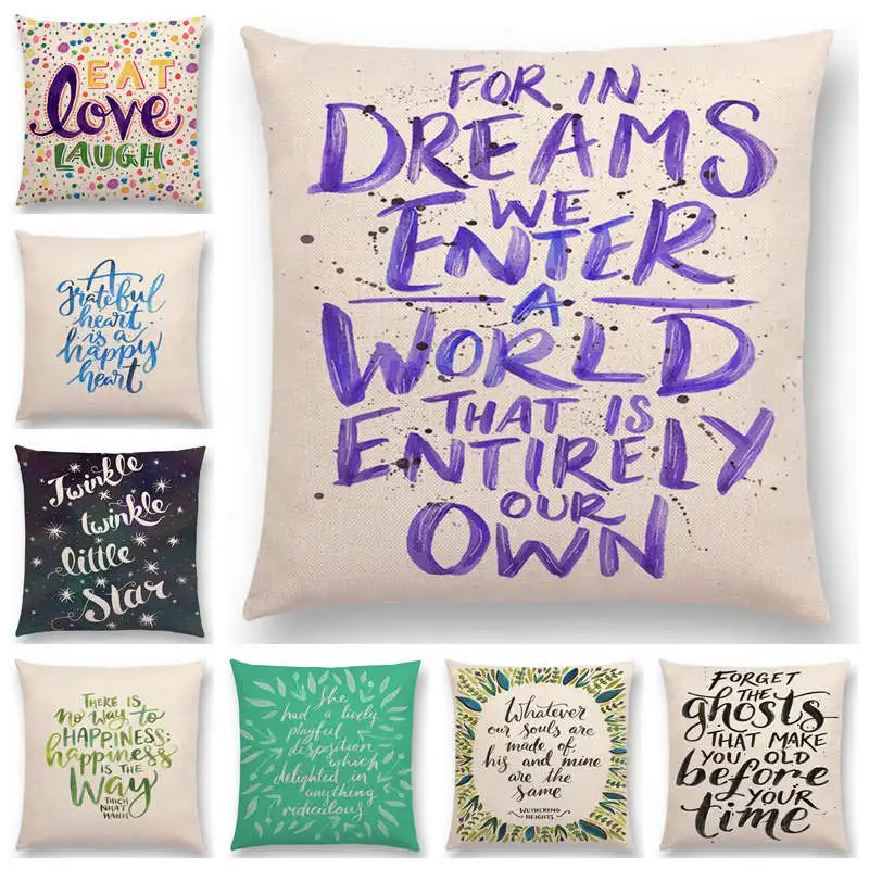 Hot Sale Rainbow Decorative Letters Flower Leaves Short Sentences