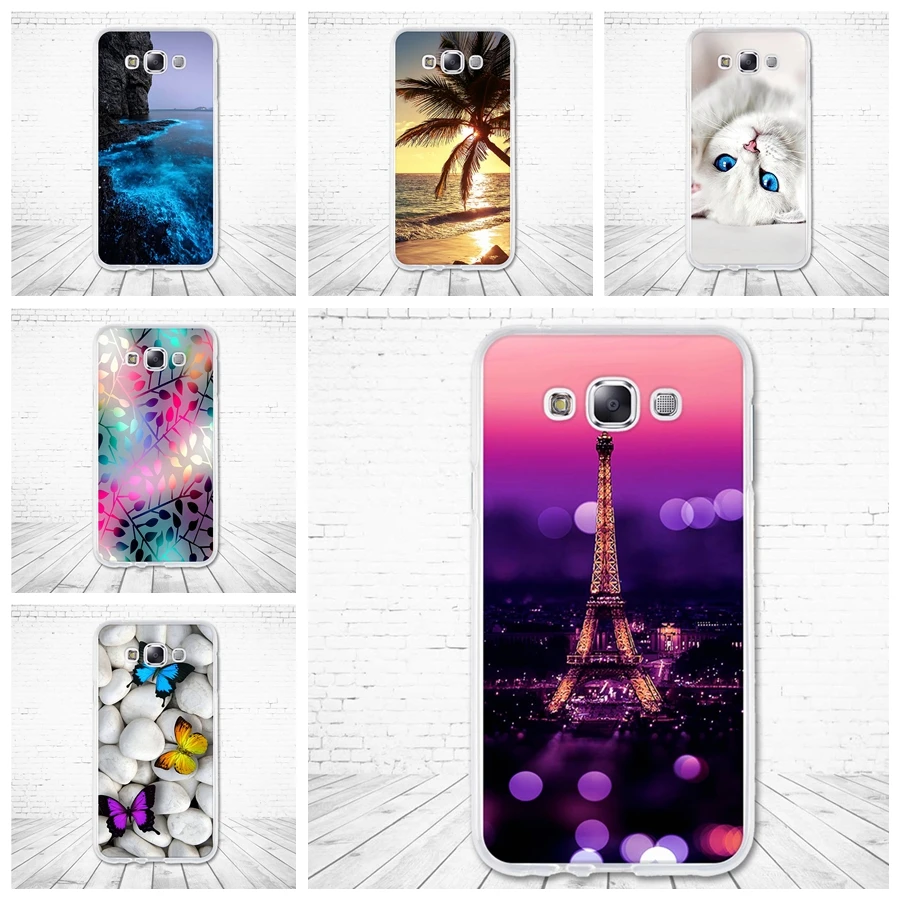 Чехол для Samsung Galaxy E7 роскошный мягкий силиконовый чехол накладка E700 E700F чехлы samsung