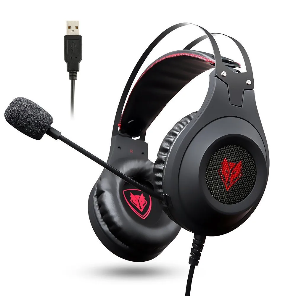 Продажа Xiberia Nubwo N2 3,5 мм игровая гарнитура PC Gamer Bass Casque с микрофоном для телефона PS4 N2U USB Игровые наушники с светодиодный для компьютера