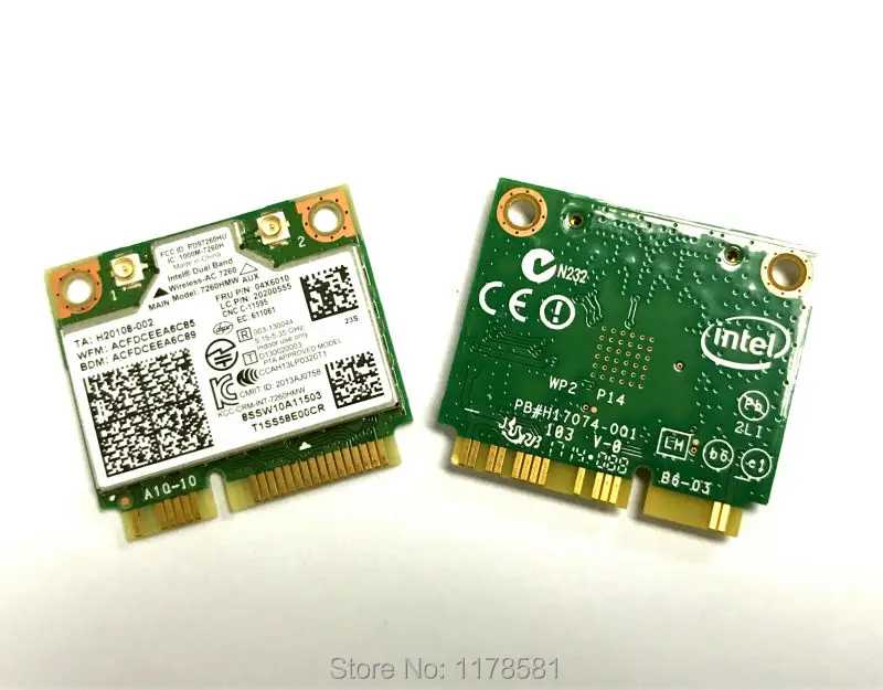 Intel 7260ac intel 7260HMW wifi карта 2,4G/5G 867 Мбит/с 802.11ac wifi модуль Wlan карта для ThinkPad S440 S550 E73z M83z E440