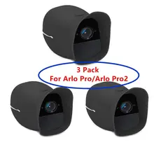 3 чехла для Arlo Pro и Arlo Pro 2 Беспроводная смарт-камера безопасности, водонепроницаемая и УФ-стойкая, Идеальная совместимость(черный