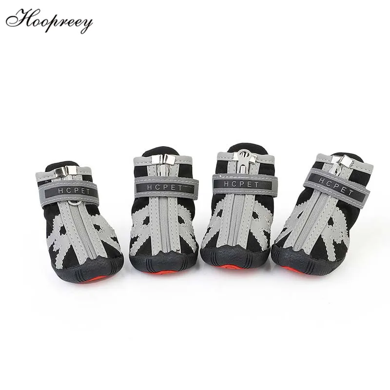 

Waterproof Reflective Puppy Dog Shoes Wear Resistant Sneakers Anti-slip Rain Boots for Outdoor Walking Running Pet Shoes 10E