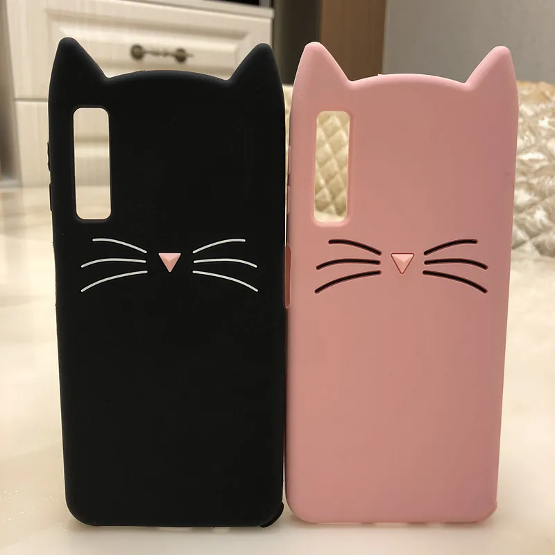 

For Samsung Galaxy A7 2018 Cute 3D 3D Cartoon Minnie Couple phone case Cover for Samsung Galaxy A7 2018 SM-A750F A750F A750