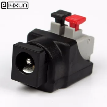 

50pcs Male 2.1x5.5mm DC Power jack Adapter 5.5*2.1mm Socket Wire Connector for CCTV