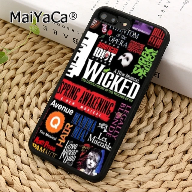 

MaiYaCa Custom Broadway Musical and Phantom of the Opera Phone Case Cover For iPhone 11 pro 5 6s 7 8 XS max Galaxy S7 S8 S9 plus