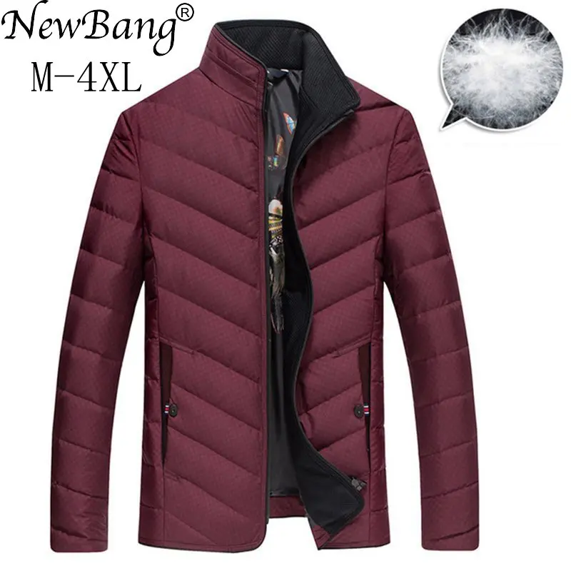 

NewBang Brand Winter Jacket Men Fashions Down Coat Male Down Jacket Men's Winter Thick Warm Windbreaker feather Jacket