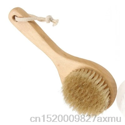 

50PCS Bristle Detox Wooden Handle Body Brush Skin Brush Long-handled Sale