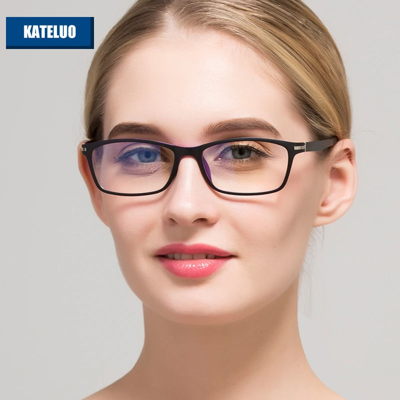 KATELUO унисекс компьютерные очки анти усталость радиационностойкие очки кадров для Для мужчин/Для женщин оптический кадров Óculos 13025