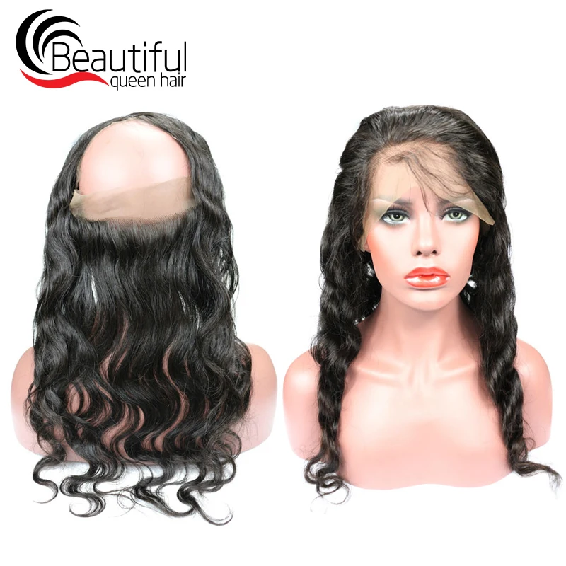 360 Lace Frontal 22x4 Brazilian Virgin Hair Body Wave Human Hair