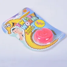 3 pcs lot Twisty Fuzzy Worm kids gift Cartoon Animals font b Toys b font Bile
