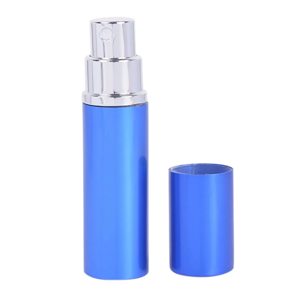 5 мл дорожный мини многоразовый Conveniet пустые парфюмерные флаконы с распылителем ароматный насос спрей чехол безвоздушный насос косметический контейнер 10,24 - Цвет: Синий
