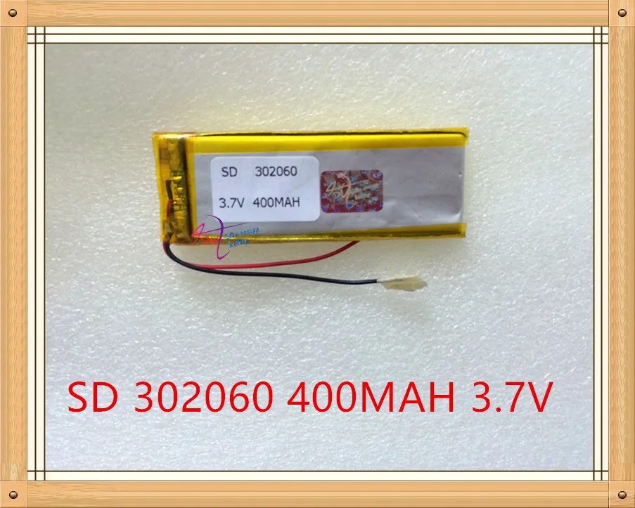 Liter energy battery 3.7 В литий полимерный аккумулятор 302060 MP3 400 МАЧ MP4 MD N10|md|battery |