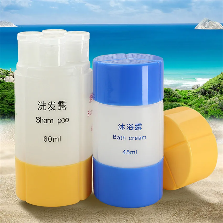 

1PCS 4 in 1 Portable Outdoor Travel Bottles Shampoo Shower Gel Storage Box Wash Case Cosmetic Holder Perfume Spray Home Storage