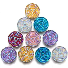 10 шт./лот Новинка 18 мм Смола кнопочные пуговицы ювелирные изделия Цветочные пуговицы защелки для Для женщин Аксессуары для девочек ZD073