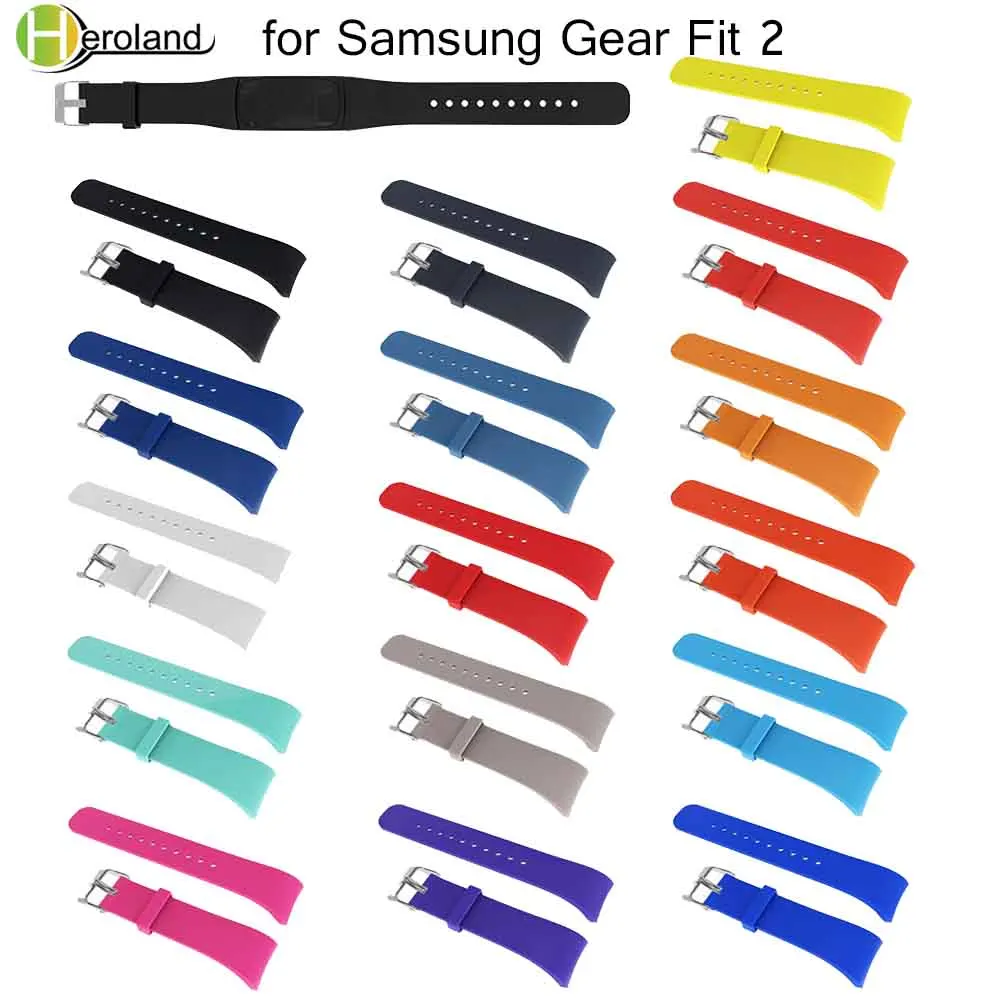 Сменный ремешок на запястье для samsung gear Fit 2 Pro Band роскошный мягкий силиконовый ремешок для samsung Fit 2 SM-R360 ремешок