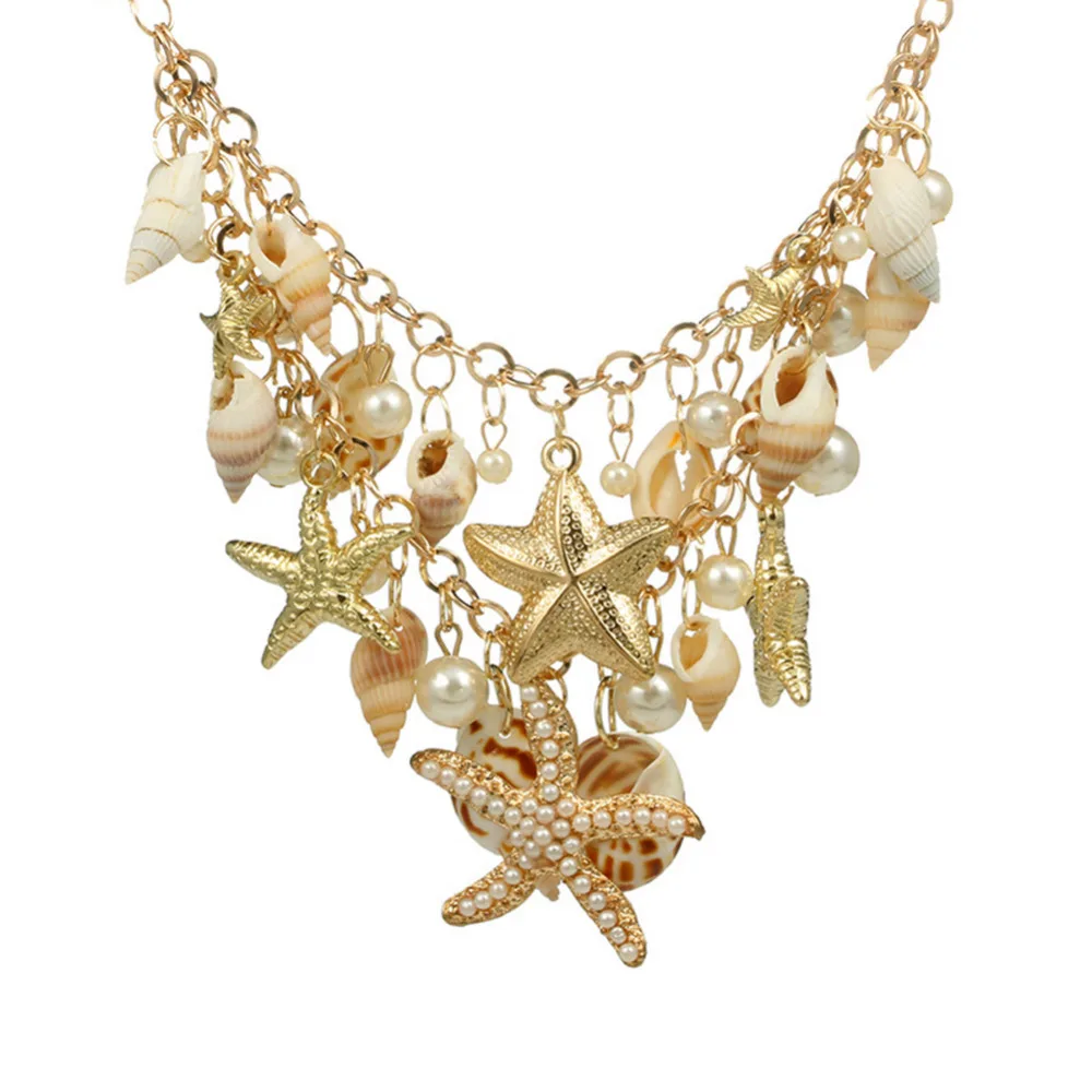 Lovely Beach Jewelry Necklace Fashion Beach Necklace Sea Star Necklace