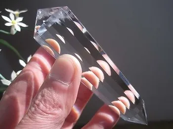 

A*88g Natural Vogel Style Clear Quartz Crystal 13 sided DT Wand Superb