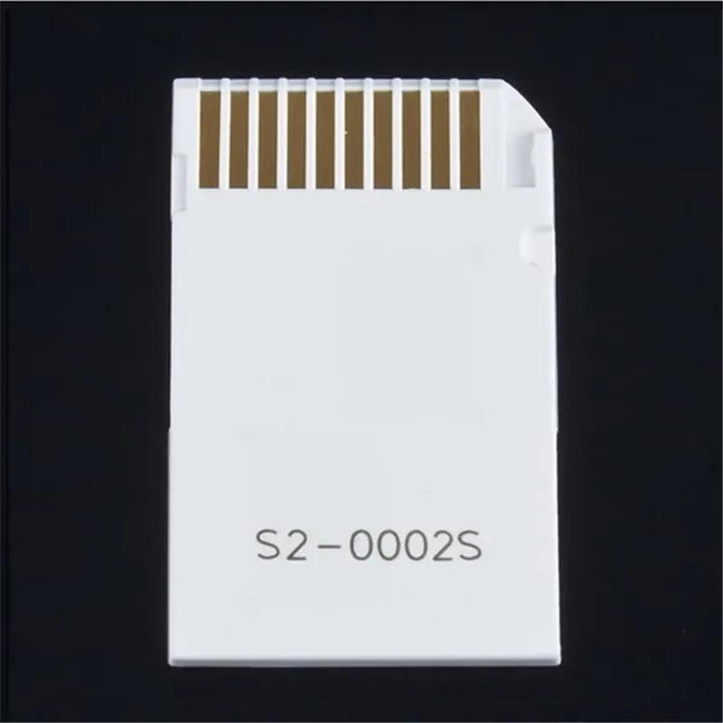 High Quality Dual 2 Slot 32GB Micro For SD SDHC TF to Memory Stick MS Card Pro Duo Reader Adapter For PSP Gaming Storage