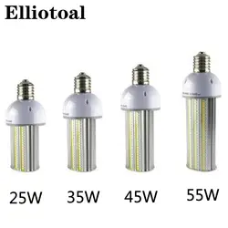 6 шт./лот светодиодный лампочка для наружного освещения AC85-265V 25 w 35 w 45 w 55 W E27/E40 светодиодный уличное светодиодное освещение LED лампа Кукуруза