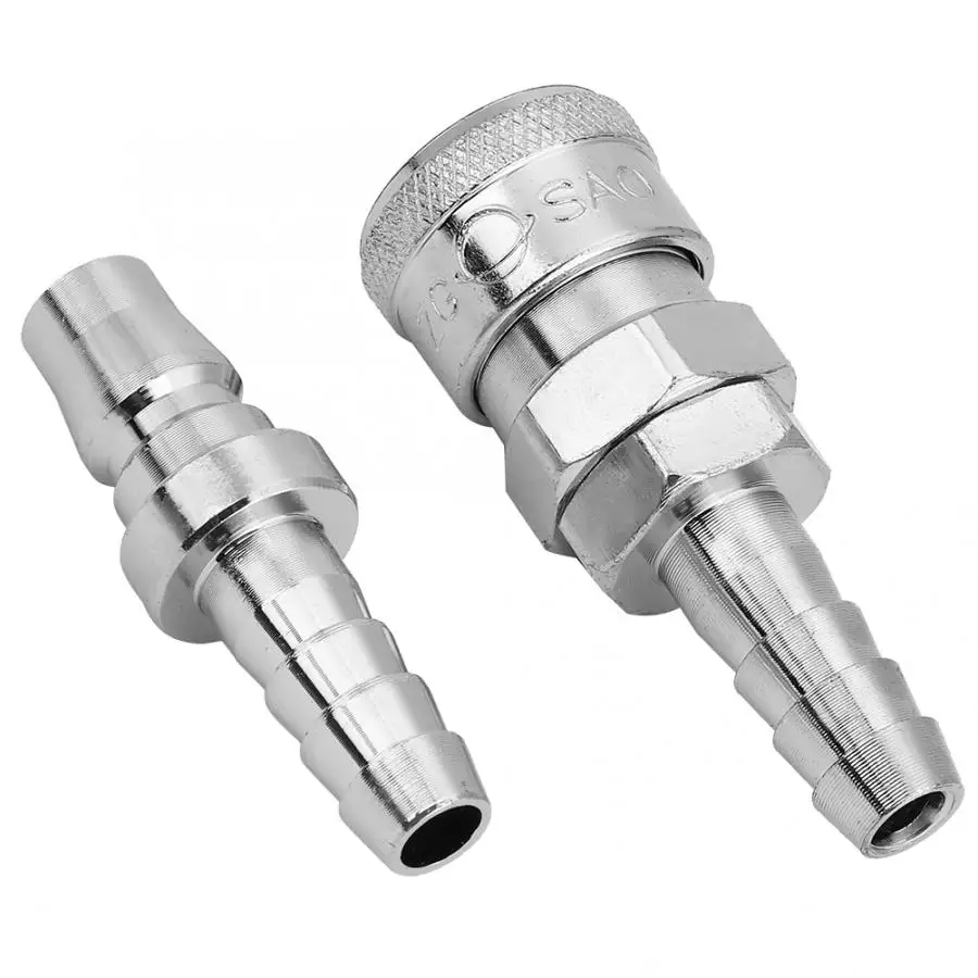 

20Pcs Iron Galvanized Pneumatic Hose Quick Coupler Air Compressor Connector Line Hose Fittings