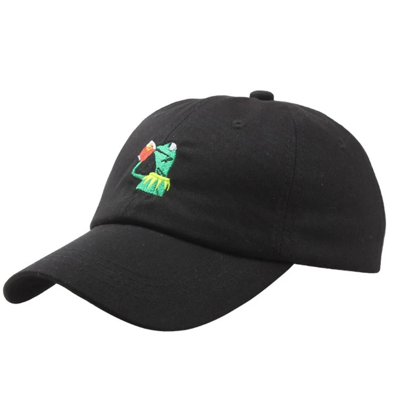 Summer Frog Cartoon Baseball Cap Women Men Unstructuted Hip Hop Caps Unisex Cotton Snapback Basketball Casual Hat CP0021 (10)
