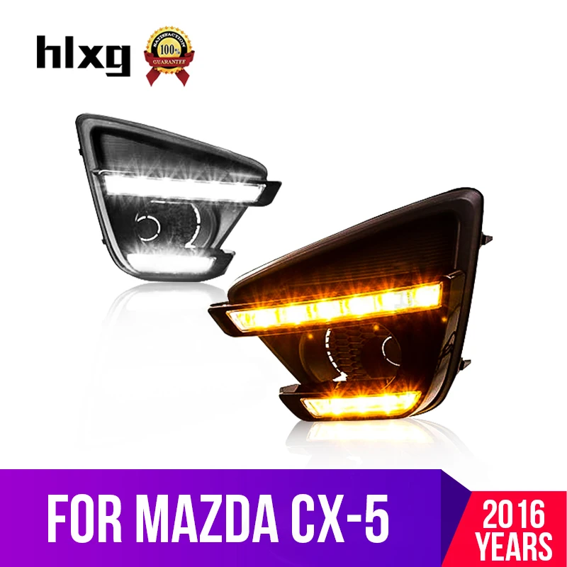 hlxg For Mazda CX 5 CX5 2012 2013 2014 2015 2016 Driving DRL Daytime