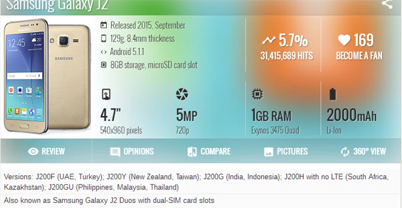 samsung galaxy j2 lcd