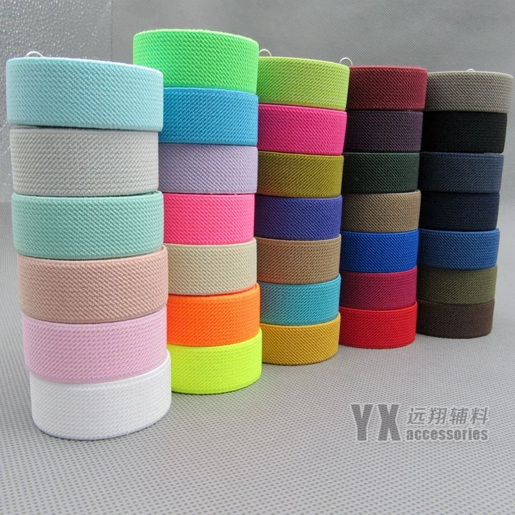 Высокое качество Double Side Twill Эластичная лента 10 м 20 мм Широкий DIY детские штаны