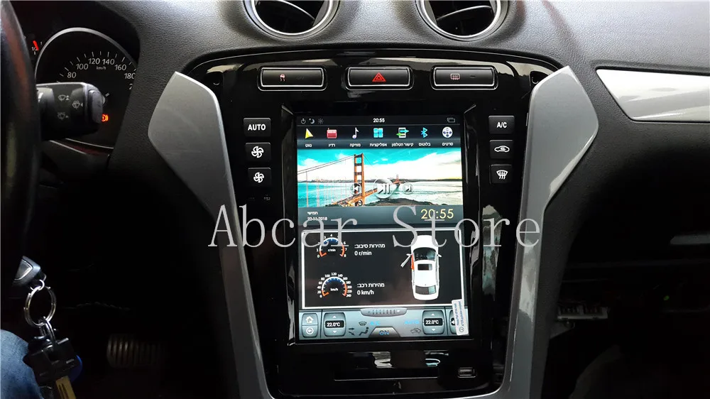 10," Tesla стиль Android 8,1 автомобильный dvd-плеер gps навигация для Ford Fusion Mondeo 2007- головное устройство стерео Мультимедиа Радио