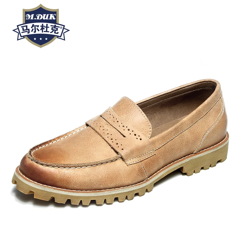 kaki Coréenne Voile Automne Occasionnels Britannique De Mode Paresseux En Doug Véritable Chaussures Conduite Souple Hommes Marron Mocassins Foncé Printemps Cuir qEwPUCxR