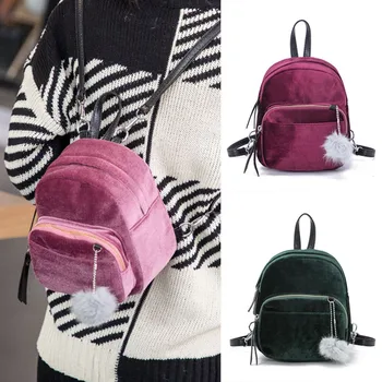 

School Bags For Girls Fashion Shoulder Bag Solid Women Girls Travel School Bags Zaini Per Ragazze Adolescenti