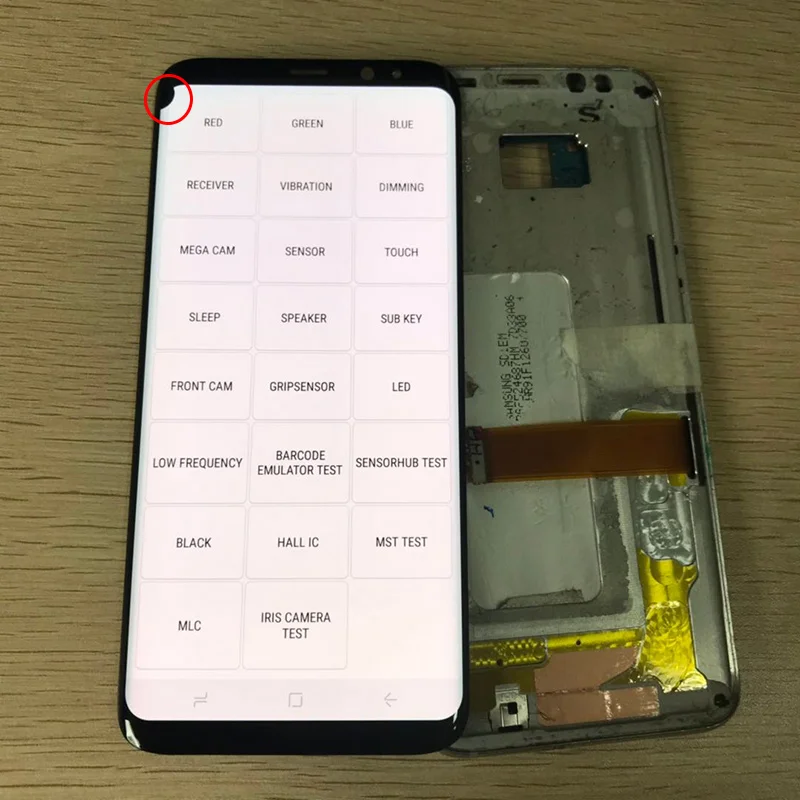 S8 S8plus экран дисплея+ битые пиксели для SAMSUNG Galaxy S8 экран Замена ЖК сенсорный дигитайзер сборка G950F G955 с рамкой