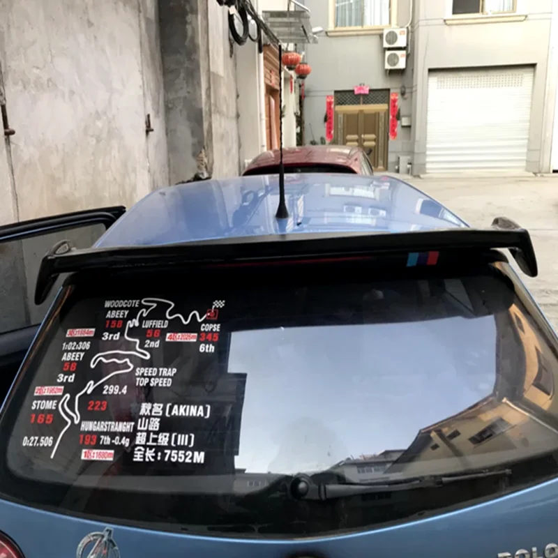 Спойлер для Volkswagen Polo 2003 2009 высококачественный задний спойлер из АБС пластика