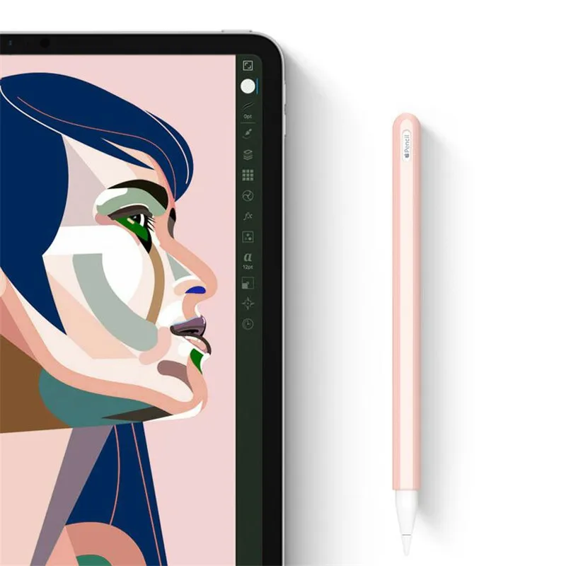 Rock для Apple iPad Pencil 2 Мягкий силиконовый чехол для планшета стилус для iPad Pro Pencil защитный чехол в розничной упаковке