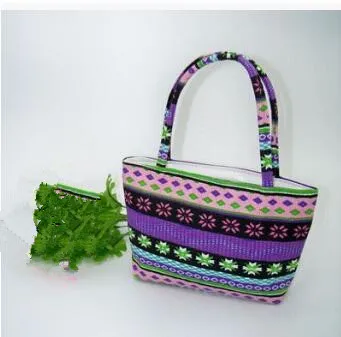 Женская сумка на плечо с принтом Совы из мультфильма и цветов, женская сумка для покупок, пляжная сумка из парусины, женская сумка-мессенджер - Цвет: 12