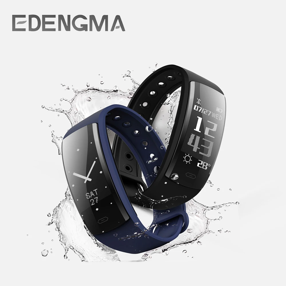 Edengma QS90 смарт браслет мульти спортивный режим сна монитор Bluetooth 4 0 Цвет