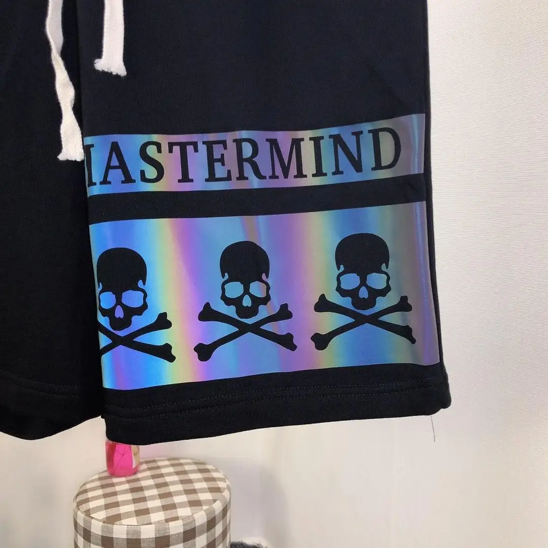 Mastermind MMJ Shorts Men Women Mastermind 3M Reflective Japan Sweatpants Joggers Summer Beach Style Mastermind MMJ Shorts