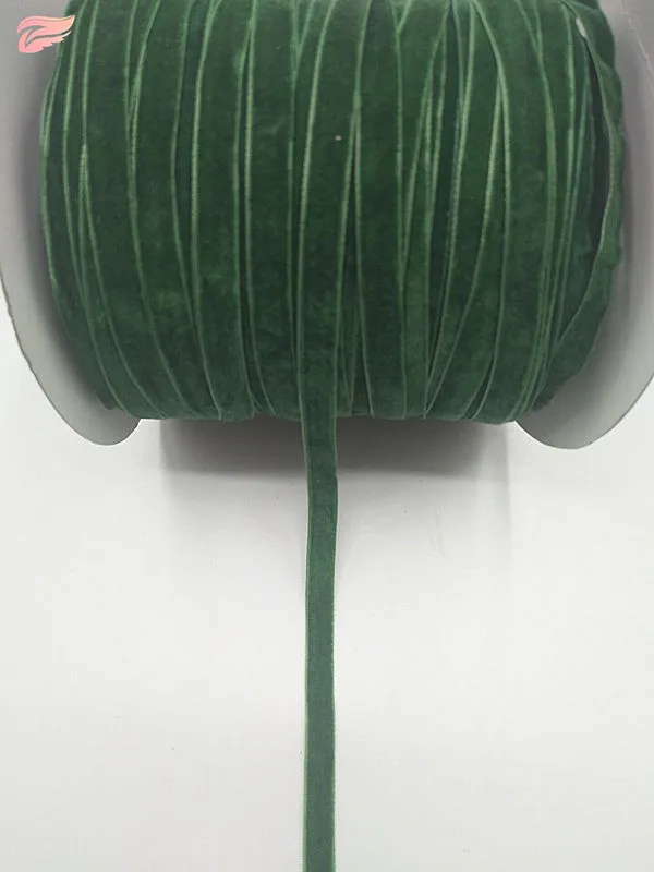 JILV 3/" 200 ярдов бархатная лента DIY тесьма 27 цветов одежды сумка домашний текстиль Швейные аксессуары