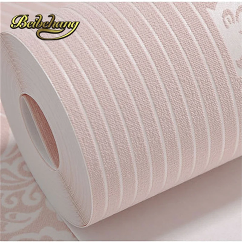 beibehang Modern minimalist vertical stripes flocking 3D stereoscopic study bedroom living room wallpaper shop for the corridor beibehang Modern minimalist vertical stripes flocking 3D stereoscopic study bedroom living room wallpaper shop for the corridor