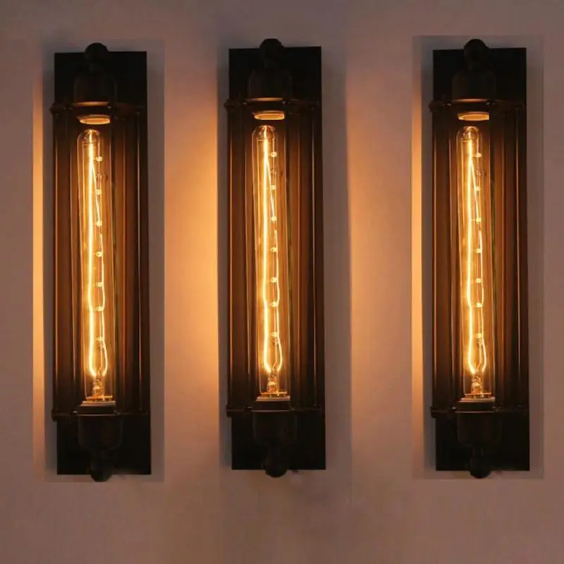 LumiParty домашний декор Освещение Лофт Винтаж бра американской промышленных настенный светильник Эдисон Свет E27 прикроватной тумбочке настенный светильник
