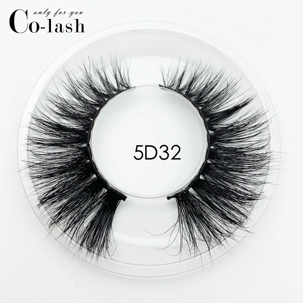 Colash Square False Eyelash Packaging Box Custom your Logo Fake 3d Mink eyelashes Boxes Faux Cils lash strip Case with mink lash - Цвет: 5D32