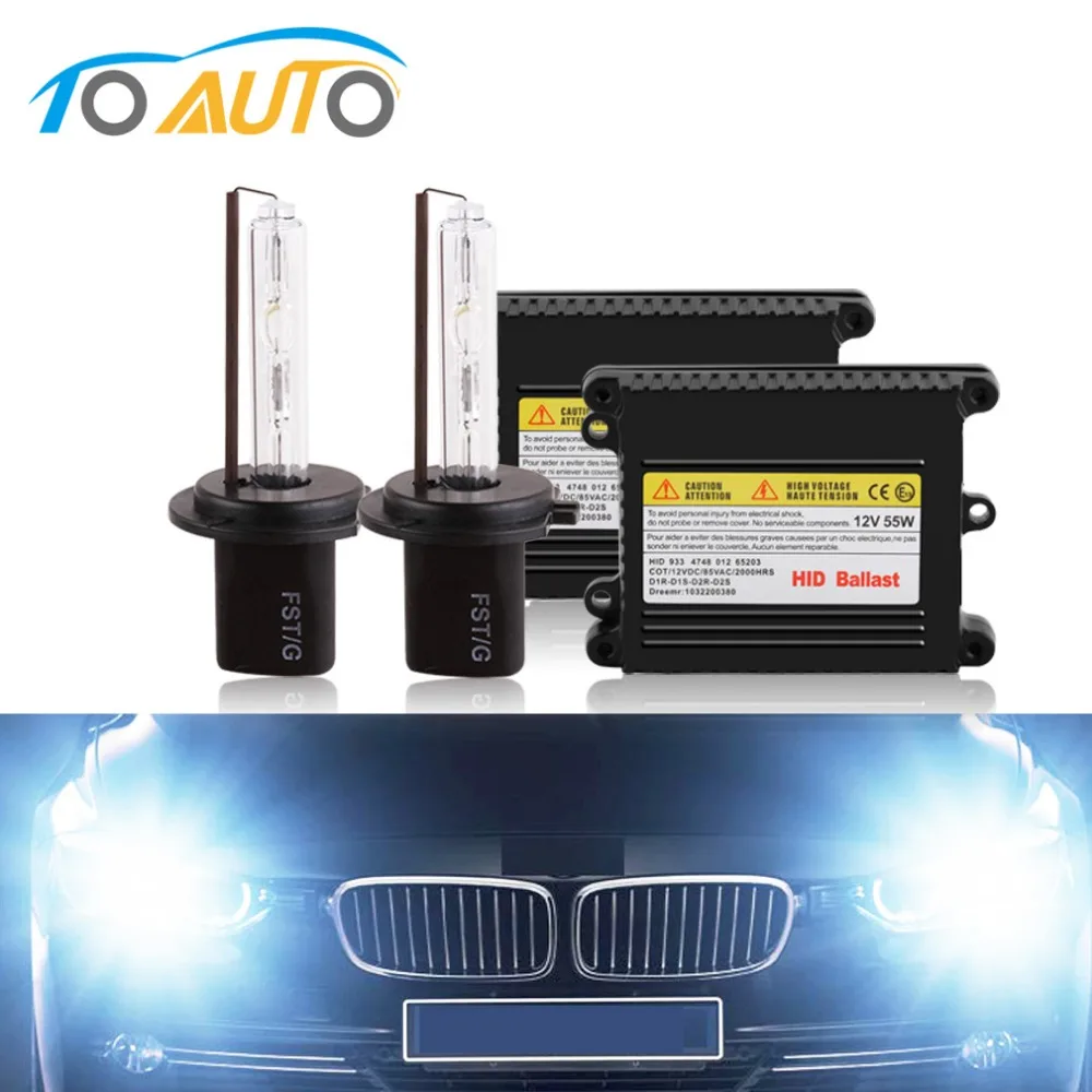 

2pcs Xenon Kit H7 55W 12V Car Headlight Bulbs 3000K 4300K 5000K 6000K 8000K 10000K Auto Xenon Headlamp