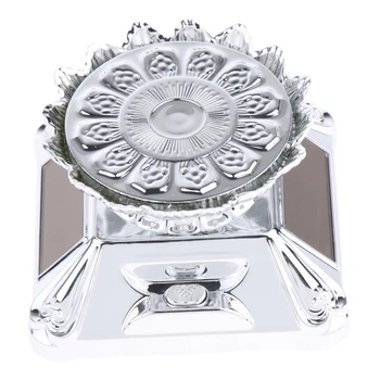 

Solar Powered Jewelry Rotating Display Stand LED Light Turntable