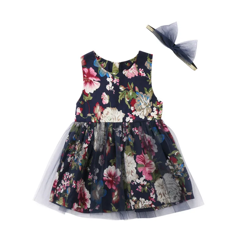 

Cute Toddler Kids Girls Floral Lace Tutu Tulle Party Dress Summer Vestidos Baby Girl Party Wedding Princess Dresses Clothing