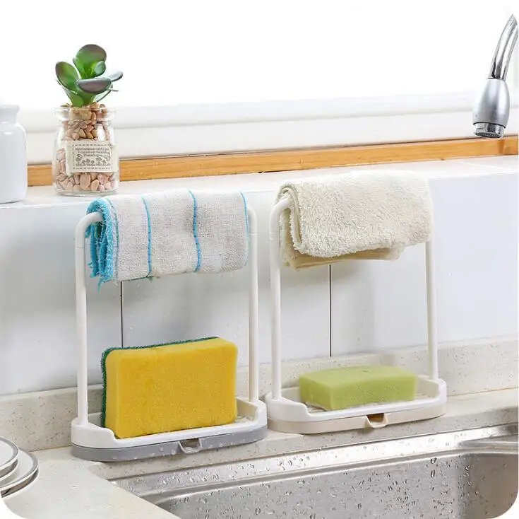 

Kitchen bathroom Countertops Storage Racks Dust Sheets Dish Drain Shelfs Free Punch Towels Cloth Sheets Rag Racks YS-20