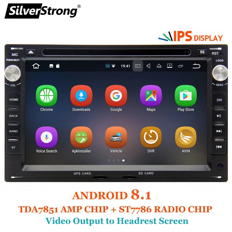 

SilverStrong Android8.1 IPS Panel Car 2Din DVD For VW PASSAT B5 Android B4 Golf4 MK4 Polo BORA 2004 OCTAVIA1 WiFi OBD
