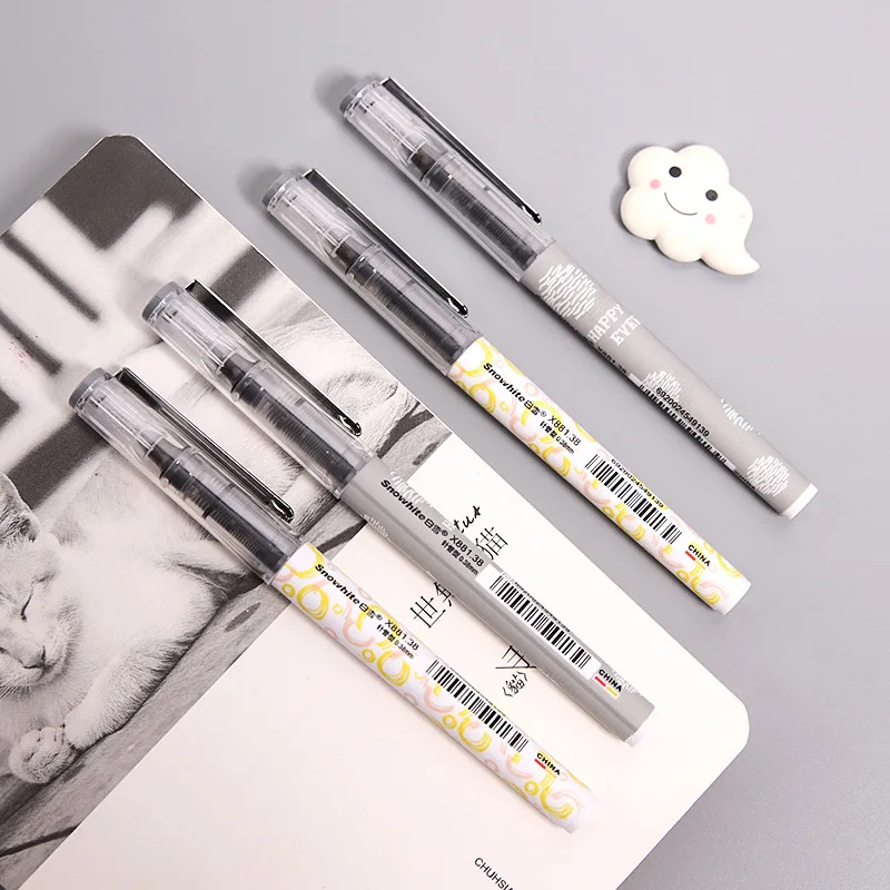 

Straight rollorball pen 0.38 for students with a gel pen for business signature pen for office pen