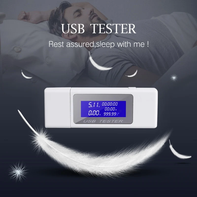 New Dual USB Current Voltage Tester USB Ammeter Charging Tester Monitor